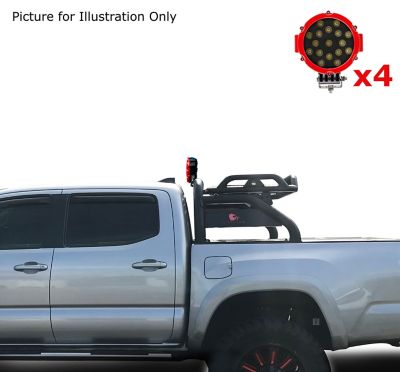 Black Horse Off Road Atlas Roll Bar Kit Fit 1/2 Ton Trucks (GM Silverado 14+/Ford F150 15+/Dodge Ram 15+)