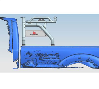 Image showing 8 th Black Horse Off Road Atlas Roll Bar FOR 1/2 TON TRUCKS (GM SILVERADO 14+/FORD F150 15+/DODGE RAM 15+)