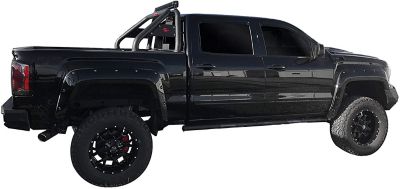 Image showing  Classic Roll Bar Black fits 1/2 Ton Trucks (GM-FORD-DODGE-TOYOTA) With LED Bar