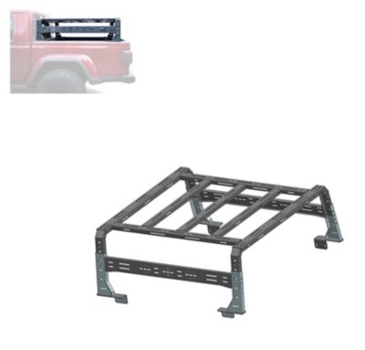 Black Horse Off Road Traveler Overland Utility Bed Rack fit 14-24 Silverado 1500/Ram 1500/2500/350015-24 F150/Tundra16-24 Titan