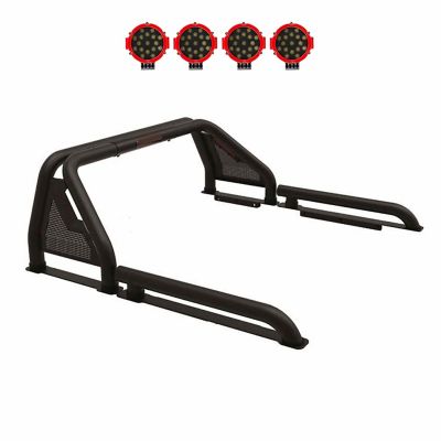 Black Horse Off Road Gladiator Roll Bar Kit Modular Black fits 05-21 Nissan Frontier