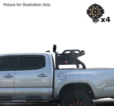 Black Horse Off Road Atlas Roll Bar Kit Black fits 99-25 Ford F-250 /F-350 /F-450 Super Duty