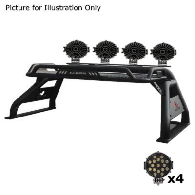 Image showing  Atlas Roll Bar Kit Black fits 99-25 Ford F-250 /F-350 /F-450 Super Duty