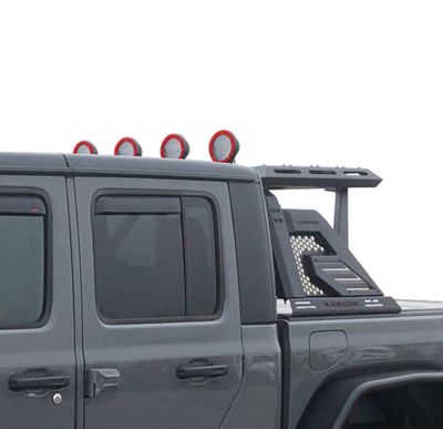 Black Horse Off Road Armour II Roll Bar & Basket Kit fit 14-22 Silverado 150014-24 Sierra 1500/15-24 F-150/Ram 150007-24 Tundra