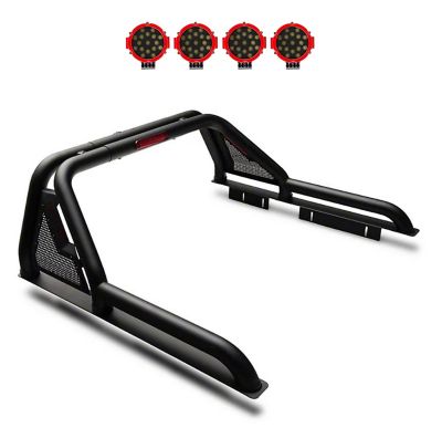 Black Horse Off Road Gladiator Roll Bar Kit Modular Black fits 15-24 GMC Canyon15-24 Chevrolet Colorado15-24 Toyota Tacoma