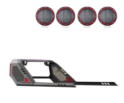 Image showing  Vigor Roll Bar Kit Modular Black for 2020-2025 Jeep Gladiator