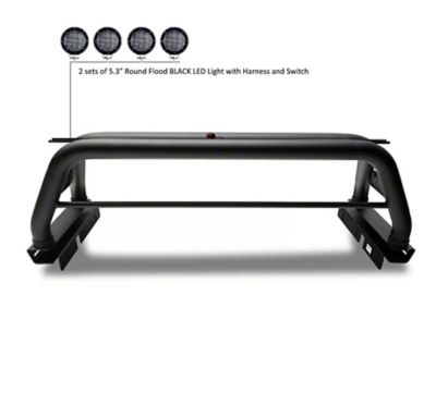 Image showing  Classic Roll Bar Kit Black fits 15-25 Chevrolet Colorado GMC Canyon