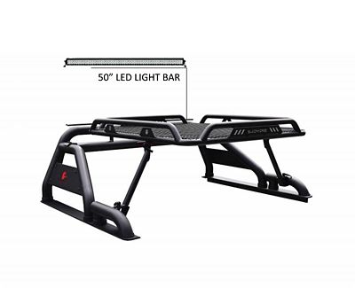 Image showing  Warrior Roll Bar Kit Modular Fits 1/2 TON TRUCKS (GM SILVERADO 14+/FORD F150 15+/DODGE RAM 15+)