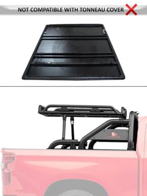 Image showing 7 th Black Horse Off Road Warrior Roll Bar Black Fits 2020-2025 Jeep Gladiator