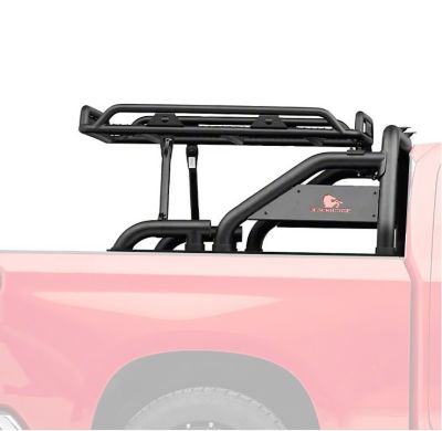 Image showing 8 th Black Horse Off Road Warrior Roll Bar Black Fits 2020-2025 Jeep Gladiator