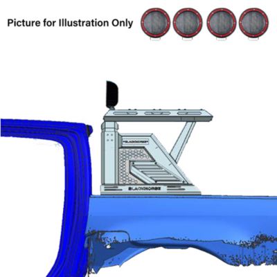 Image showing  Armour II Roll Bar with Basket Kit Black fits 05-21 Nissan Frontier
