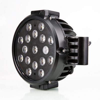 Image showing  ARMOUR Roll Bar for 1/2 Ton Trucks (GM-FORD-DODGE) Black with Set of 7 in Black LED