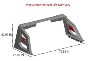 Image showing  ARMOUR Roll Bar for 1/2 Ton Trucks (GM-FORD-DODGE) Black with Set of 7 in Black LED