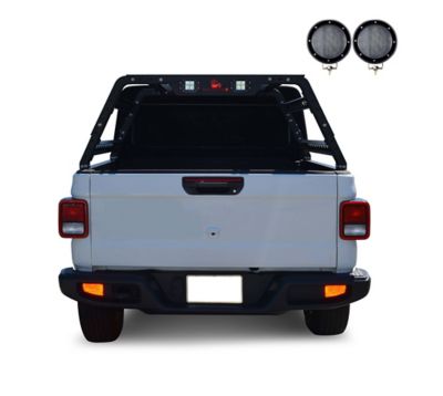 Image showing 6 th Black Horse Off Road Traveler Overland Utility Bed Rack Kit BK fits Full Size Trucks and Small Trucks