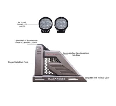 Image showing  Armour II Roll Bar Kit Black fits 14-22 Silverado 150014-24 Sierra 150015-24 F-150/Ram 150007-24 Tundra