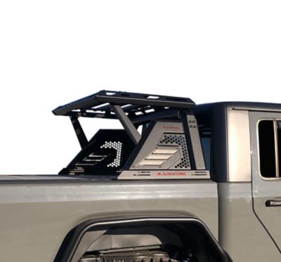 Black Horse Off Road Armour II Roll Bar with Basket Black fits 2015-2024 Chevrolet Colorado2015-2024 GMC Canyon