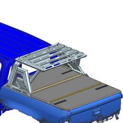 Image showing  Armour II Roll Bar with Basket Black fits 2019-2024 Ford Ranger