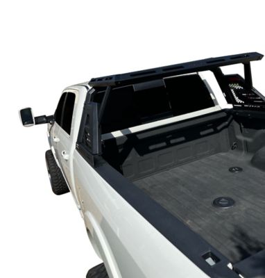 Image showing 5 th Black Horse Off Road Armour II Roll Bar with Basket fits 14-22 Silverado 150014-24 Sierra 150015-24 F-150/Ram 150007-24 Tundra