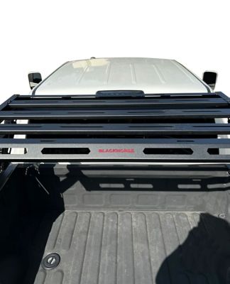 Image showing 9 th Black Horse Off Road Armour II Roll Bar with Basket fits 14-22 Silverado 150014-24 Sierra 150015-24 F-150/Ram 150007-24 Tundra