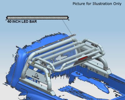 Image showing  Atlas Roll Bar Kit BK fits 19-24 Ford Ranger
