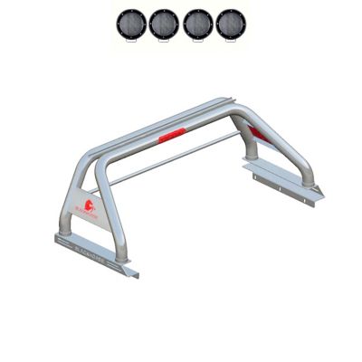 Black Horse Off Road Classic Roll Bar Kit SS fits 20-25 Jeep Gladiator