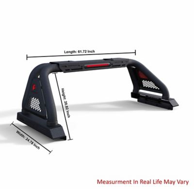 Image showing  Classic Pro Roll Bar Modular Textured Black fits 2020-2025 Jeep Gladiator