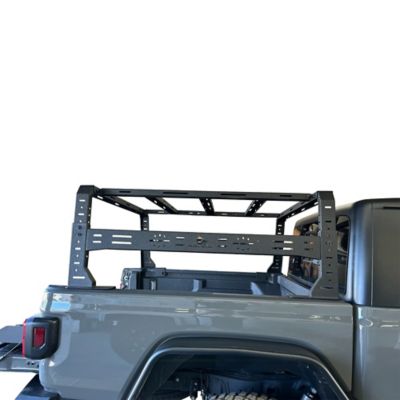 Image showing  Traveler Overland Utility Bed Rack Sandy Black fits 2020-2025 Jeep Gladiator