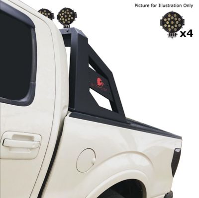 Black Horse Off Road Armour Roll Bar Kit Matte Black fit 05-21 Nissan Frontier