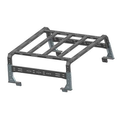 Black Horse Off Road Traveler Overland Utility Bed Rack Sandy Black fits 15-24 Colorado05-24 Tacoma/Frontier19-24 Ranger
