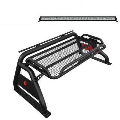 Black Horse Off Road Atlas Roll Bar Kit Black fits 99-25 Ford F-250 /F-350 Super Duty/F-450 Super Duty