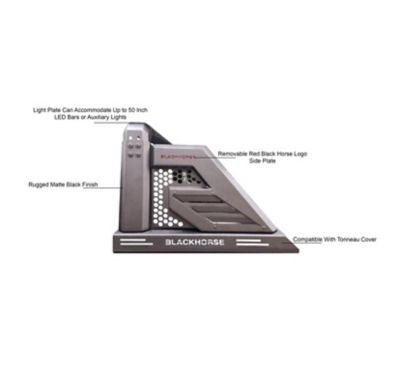 Image showing  Armour II Roll Bar Black fits 2005-2024 Toyota Tacoma