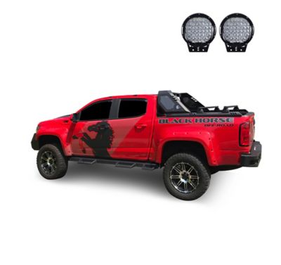 Image showing  Vigor Roll Bar with Cross Bar Kit Modular Black fits 2015-2024 Chevrolet Colorado2015-2024 GMC Canyon