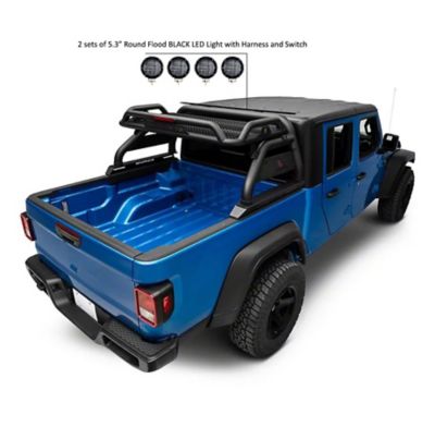 Black Horse Off Road Atlas Roll Bar Kit BK fit 20-25 Jeep Gladiator