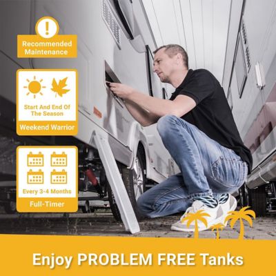 Image showing 6 th Unique Manufacturing Clean-It Waste Holding Tank Treatment, 41Q-1