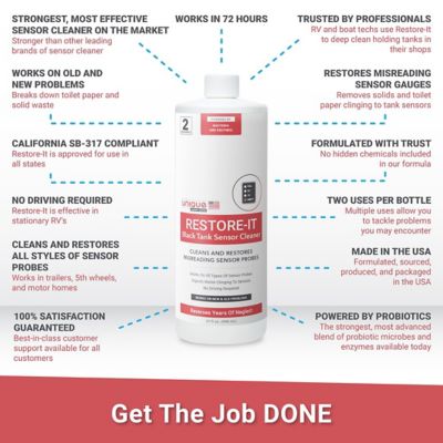 Image showing  Restore-It Waste Holding Tank Sensor Cleaner, 41R-1