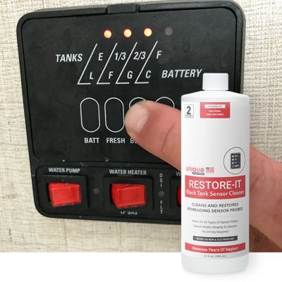 Image showing 5 th Unique Manufacturing Restore-It Waste Holding Tank Sensor Cleaner, 41R-1