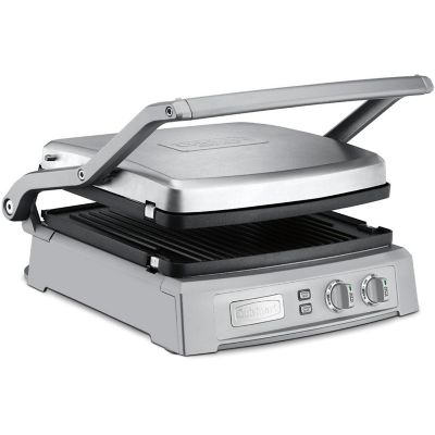 Image showing  Griddler Deluxe with 6 Cooking Options, Reversible Grill/Griddle Plates, and Dual-Zone Control