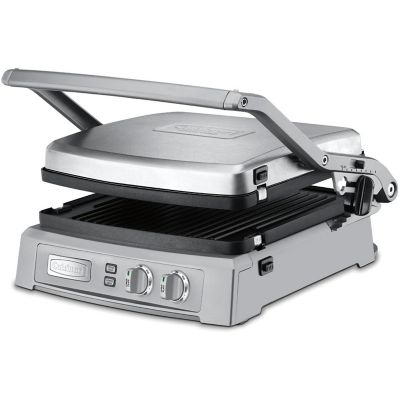 Image showing  Griddler Deluxe with 6 Cooking Options, Reversible Grill/Griddle Plates, and Dual-Zone Control