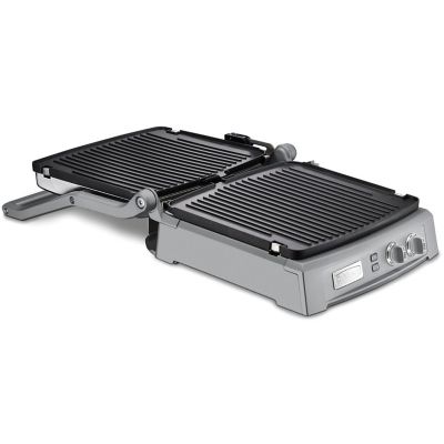 Image showing 5 th Cuisinart Griddler Deluxe with 6 Cooking Options, Reversible Grill/Griddle Plates, and Dual-Zone Control