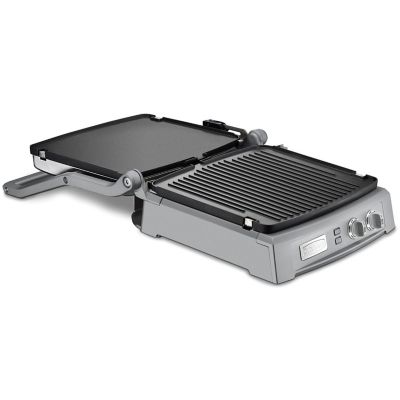 Image showing 6 th Cuisinart Griddler Deluxe with 6 Cooking Options, Reversible Grill/Griddle Plates, and Dual-Zone Control