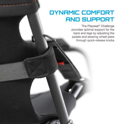 Image showing  Challenge NASCAR Edition Racing Seat with Adjustable Foldable Frame in Black