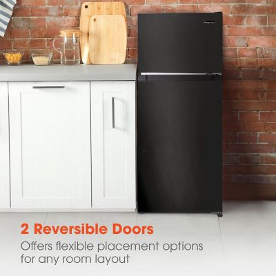 Image showing 5 th Magic Chef 4.5-cu. ft. Mini Refrigerator with Freezer in Black