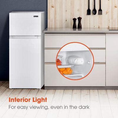 Image showing 6 th Magic Chef 4.5-cu. ft. Mini Refrigerator with Freezer in White