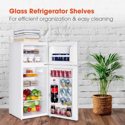 Image showing 8 th Magic Chef 4.5-cu. ft. Mini Refrigerator with Freezer in White