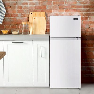 Image showing 9 th Magic Chef 4.5-cu. ft. Mini Refrigerator with Freezer in White