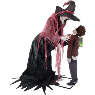 Image showing 7 th Haunted Hill Farm 7 ft. Motion-Sensor Soul Harvester Halloween Animatronic by Tekky