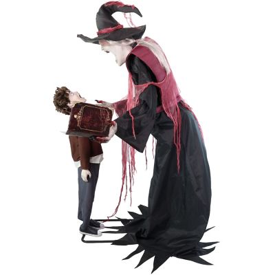 Image showing 8 th Haunted Hill Farm 7 ft. Motion-Sensor Soul Harvester Halloween Animatronic by Tekky
