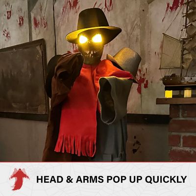 Image showing  Animatronic Coatrack Monster by Tekky Halloween Decoration with Motion-Activated Sounds