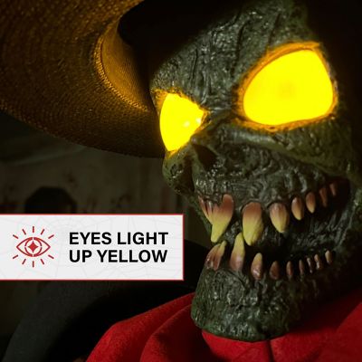 Image showing 5 th Haunted Hill Farm Animatronic Coatrack Monster by Tekky Halloween Decoration with Motion-Activated Sounds