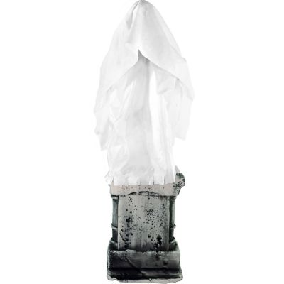 Image showing 8 th Haunted Hill Farm 4.3 ft. Touch-Activated Animated Spectre on Tomb Halloween Accessory